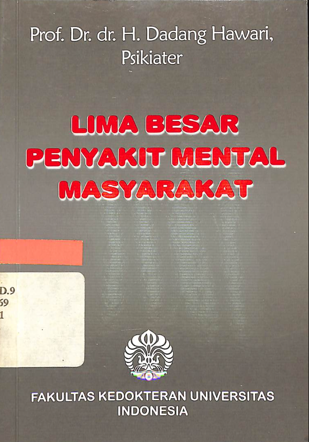 Lima Besar Penyakit Mental Masyarakat